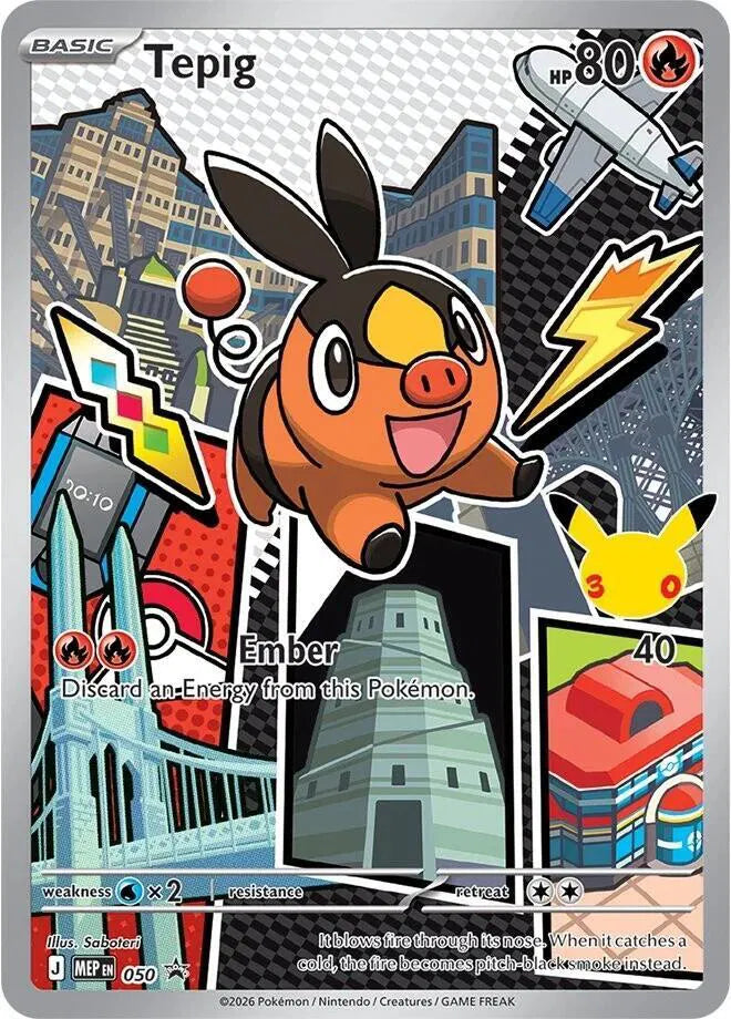 Tepig [MEP Black Star Promo] #050