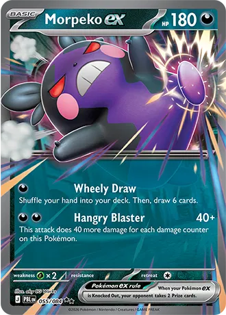 Morpeko ex [Double Rare] #055/084 - Pitch Black