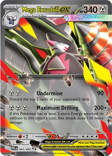 Mega Excadrill ex [Double Rare] PBL 065/084 - Pitch Black