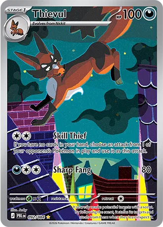 Thievul [Illustration Rare] PBL 092/084 - Pitch Black