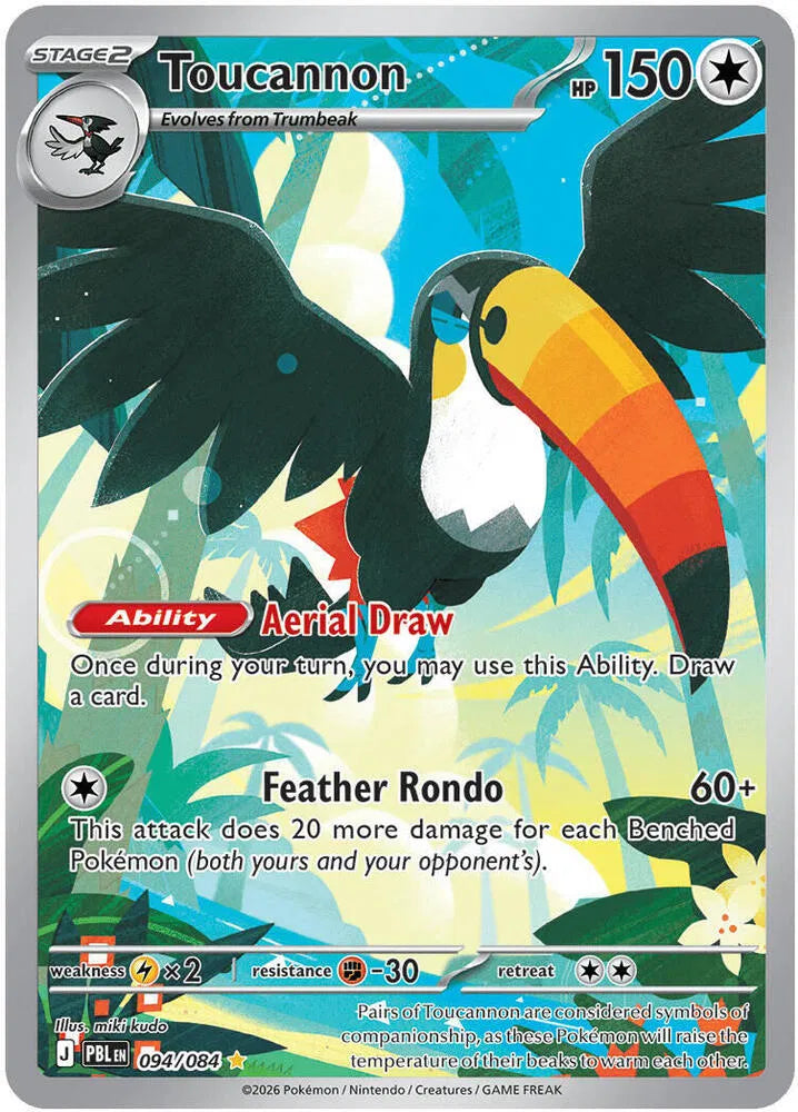 Toucannon [Illustration Rare] PBL 094/084 -  Pitch Black