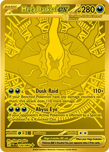 Mega Darkrai ex [Mega Hyper Rare] PBL 120/084 -  Pitch Black