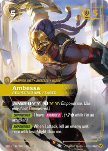 Ambessa, Respected and Feared [Epic] #136/166 - Vendetta