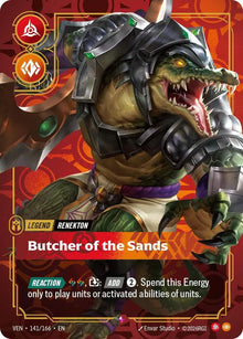 Renekton - Butcher of the Sands [Rare] #141/166 - Vendetta