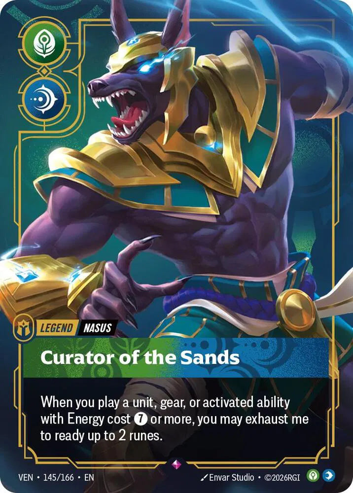 Nasus - Curator of the Sands [Rare] #145/166 - Vendetta
