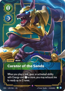 Nasus - Curator of the Sands [Rare] #145/166 - Vendetta