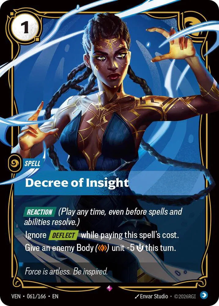 Decree of Insight [Rare] #061/166 - Vendetta