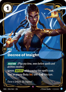 Decree of Insight [Rare] #061/166 - Vendetta