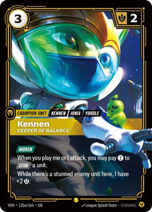 Kennen, Keeper of Balance [Alternate Art] 135a/166 - Vendetta