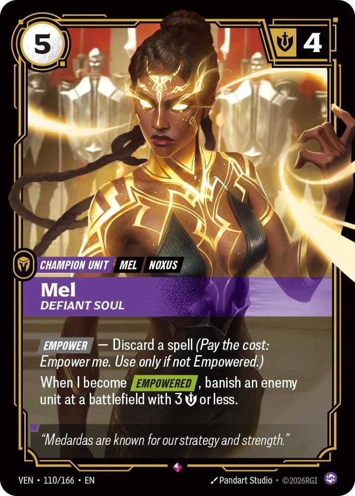 Mel, Defiant Soul [Rare] #110/166 - Vendetta