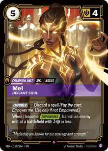Mel, Defiant Soul [Rare] #110/166 - Vendetta