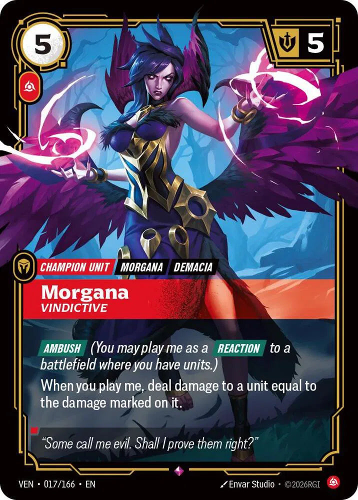Morgana, Vindictive [Rare] #017/166 - Vendetta