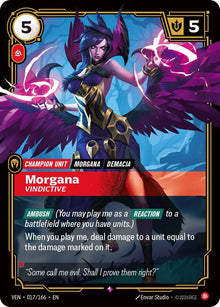 Morgana, Vindictive [Rare] #017/166 - Vendetta