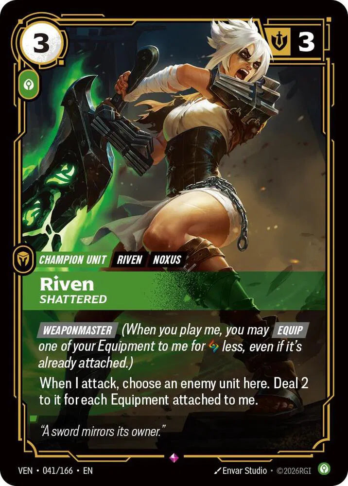 Riven, Shattered [Rare] #041/166 - Vendetta