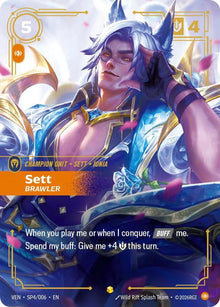 Sett, Brawler [Alternate Art] SP4/006 - Vendetta