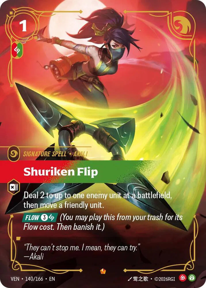 Shuriken Flip [Epic] VEN 140/166 - Vendetta