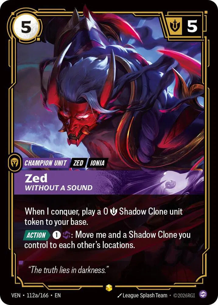 Zed, Without a Sound [Alt Art] #112a/166 - Vendetta