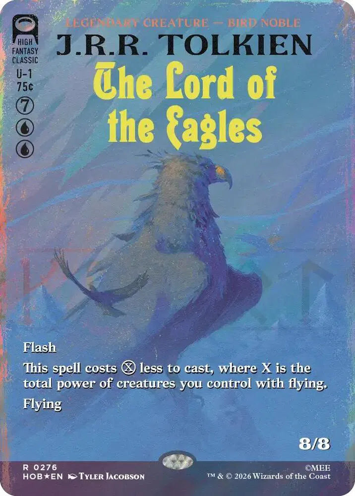 The Lord of the Eagles [Borderless] [Surge Foil] R 0276 - The Hobbit