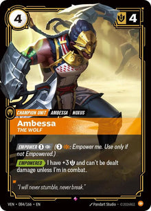 Ambessa, The Wolf [Rare] #084/166 - Vendetta