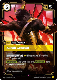 Aurok General [Rare] #130/166 - Vendetta