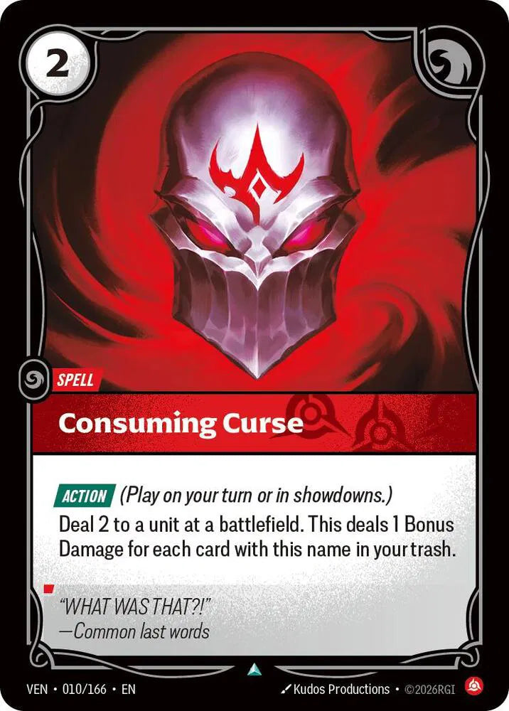 Consuming Curse [Uncommon] #010/166 - Vendetta