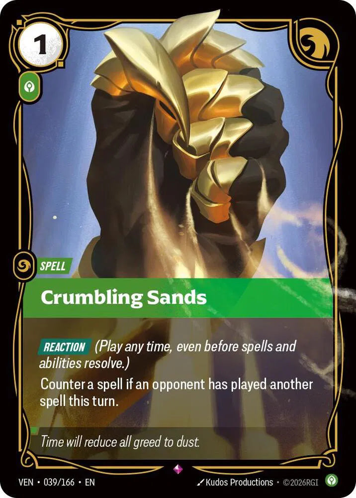 Crumbling Sands [Rare] #039/166 - Vendetta