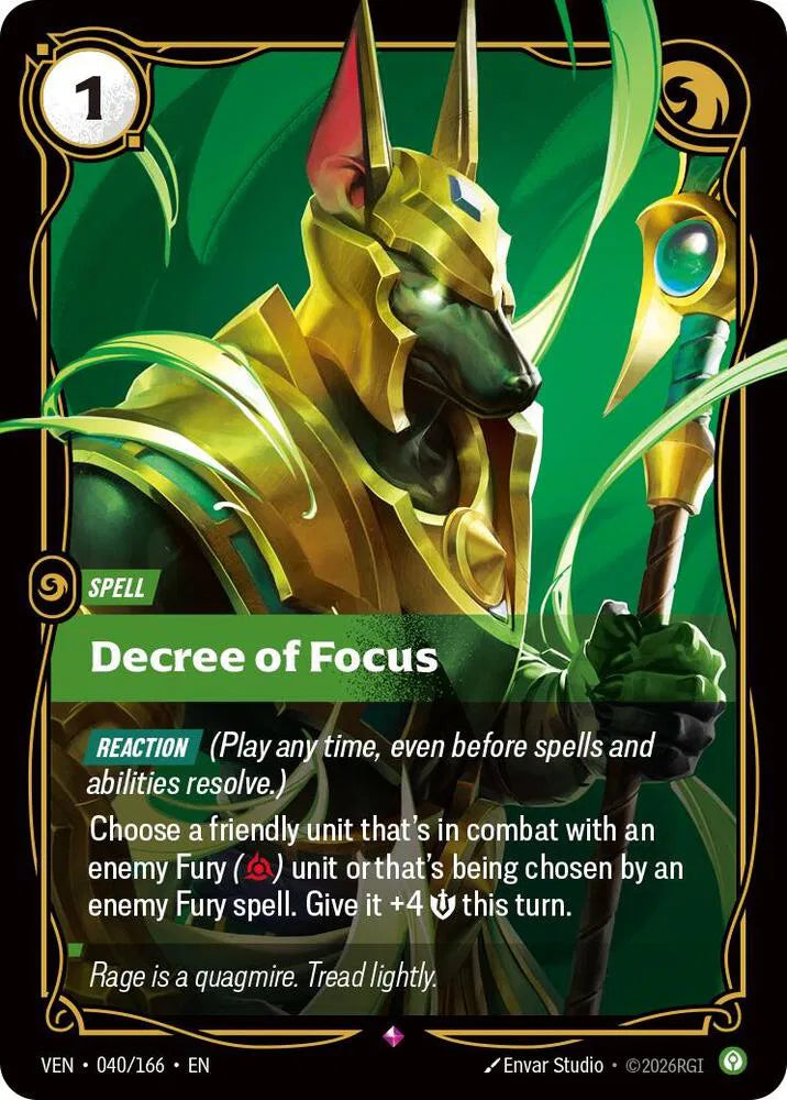 Decree of Focus [Rare] #040/166 - Vendetta