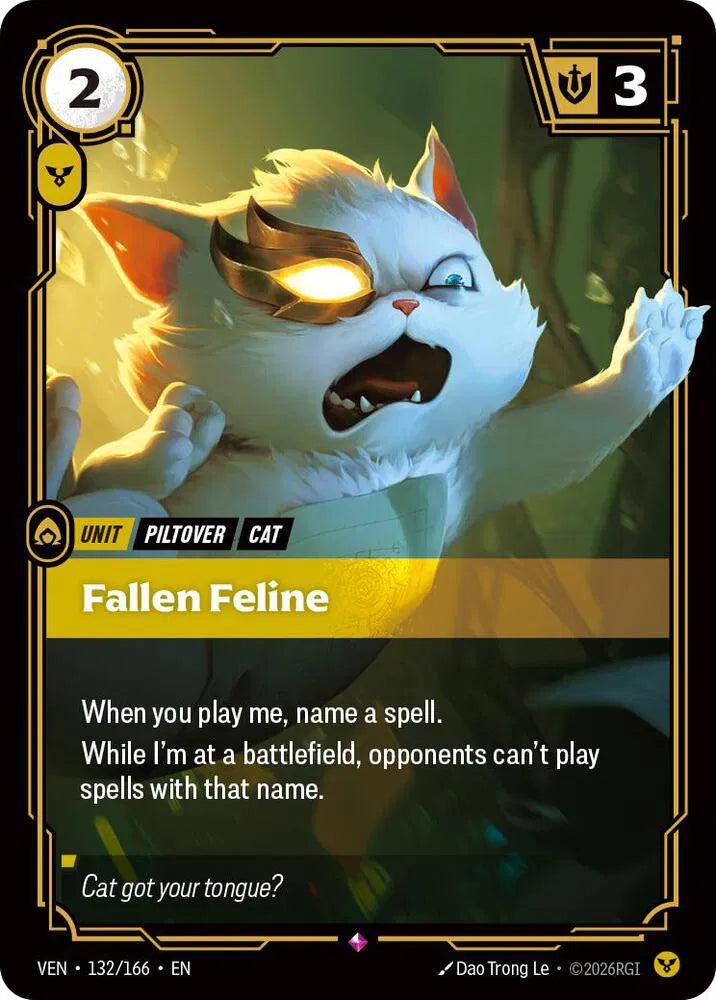 Fallen Feline [Rare] #132/166 - Vendetta