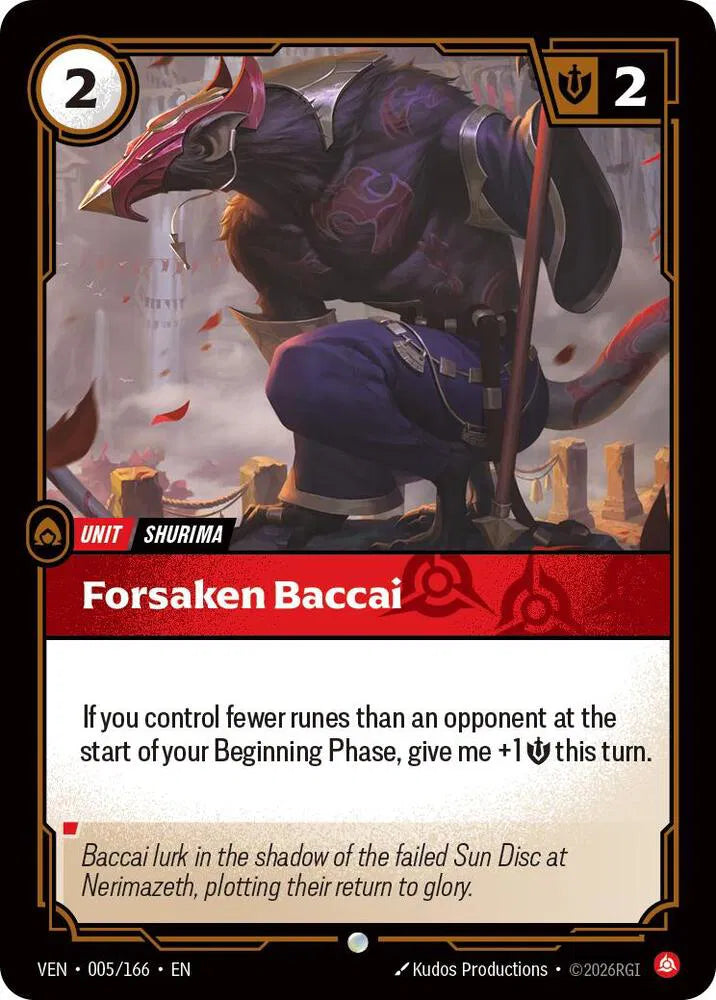 Forsaken Baccai [Common] #005/166 - Vendetta