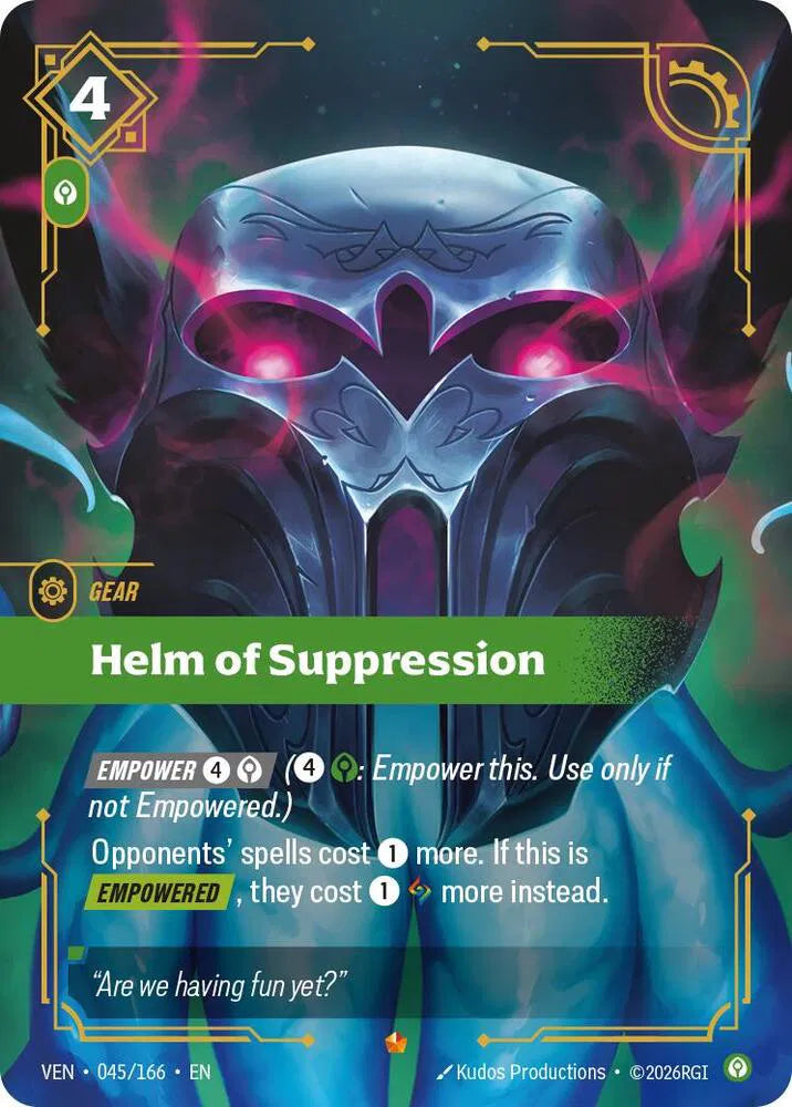 Helm of Suppression [Epic] #045/166 -  Vendetta