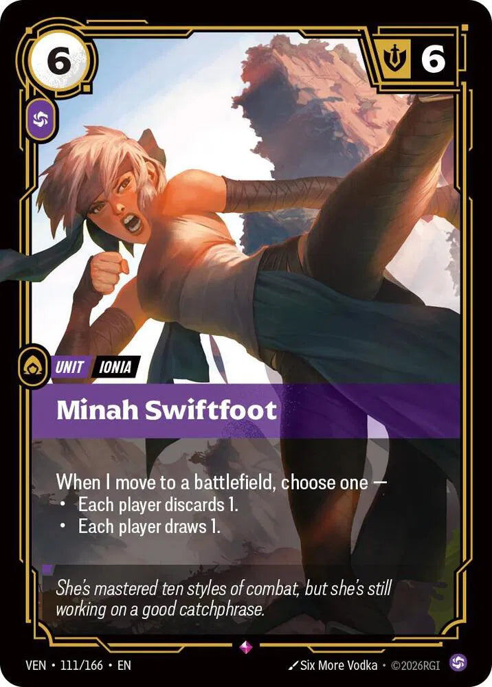 Minah Swiftfoot [Rare] #111/166 - Vendetta
