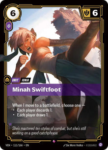 Minah Swifrfoot [Rare] #111/166 - Vendetta