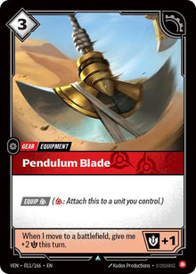 Pendulum Blade [Uncommon] #011/166 - Vendetta