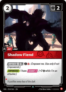 Shadow Fiend [Uncommon] #014/166 - Vendetta