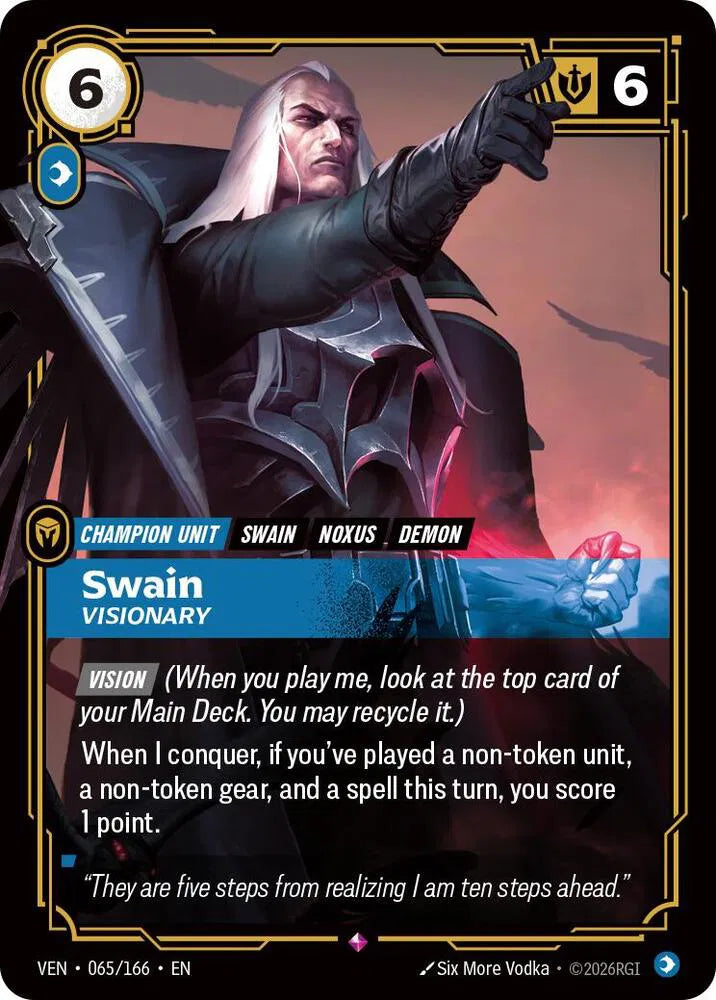 Swain, Visionary [Rare] #065/166 - Vendetta