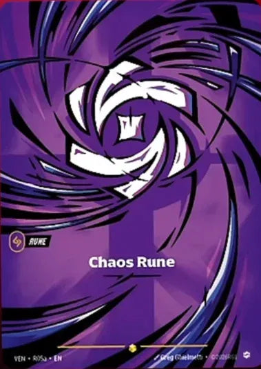 Chaos Rune [Alternate Art]  R05a - Vendetta Showcase