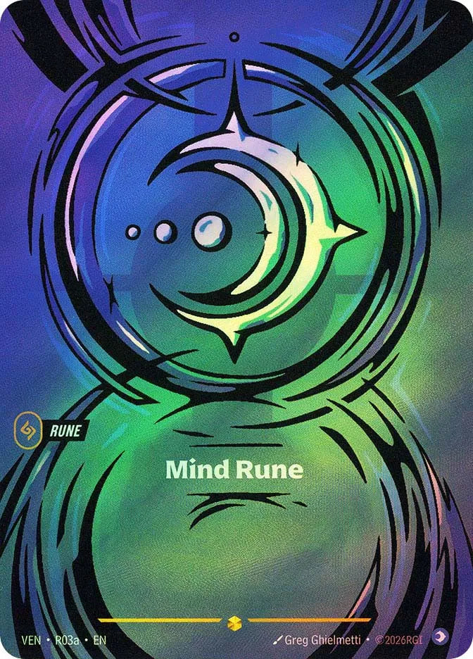 Mind Rune [Alternate Art] R03a - Vendetta Showcase