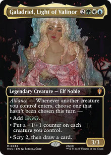 Galadriel, Light of Valinor [Borderless Foil] M 0032 - The Hobbit