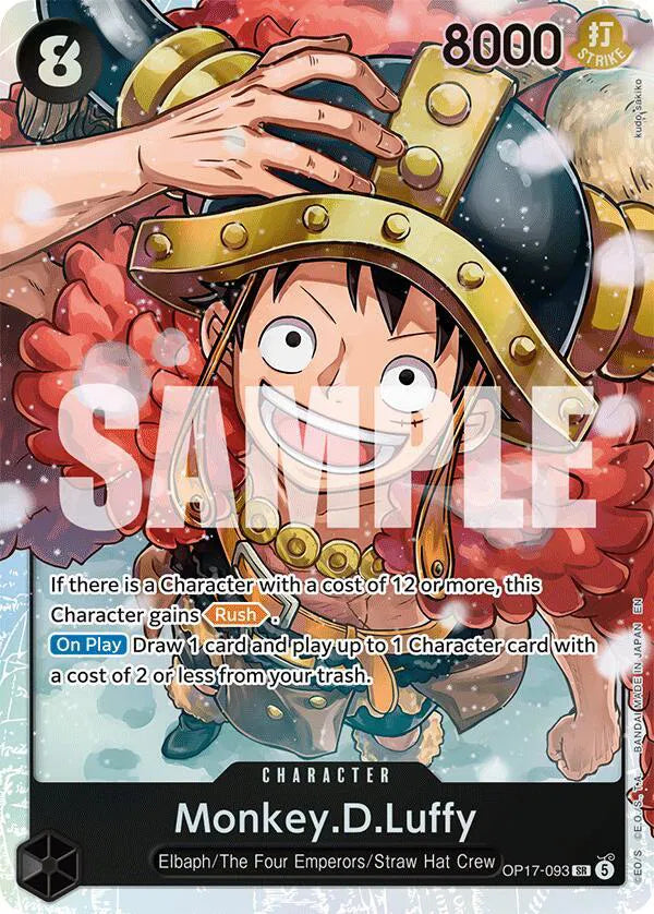 Monkey.D.Luffy [SR] OP17-093 - The World's Strongest Warriors