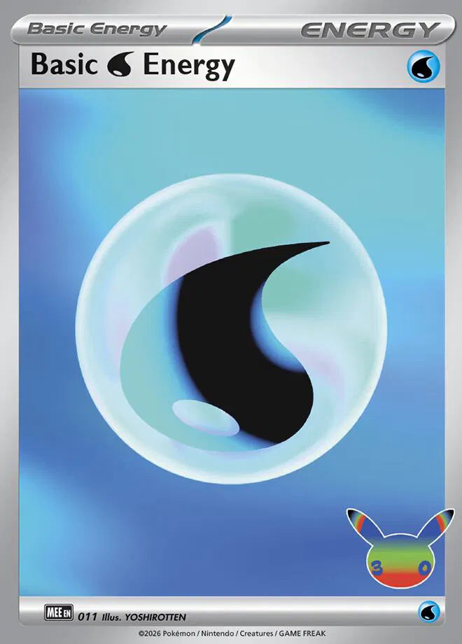 Basic Water Energy [Futuristic Rare] 011 - 30th Celebration