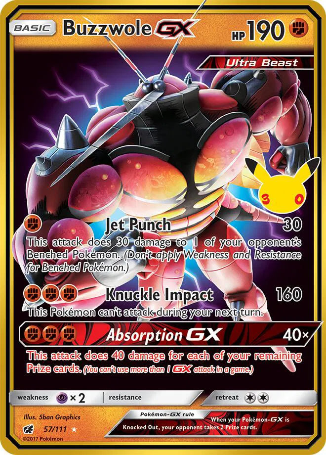 Buzzwole GX [Classic Collection] 30C 57/111 -  30th Celebration