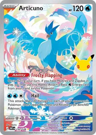 Articuno [Illustration Rare] #132/128 - 30th Celebration