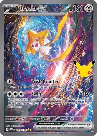 Jirachi ex [Special Illustration Rare] #155/128 - 30th Celebration