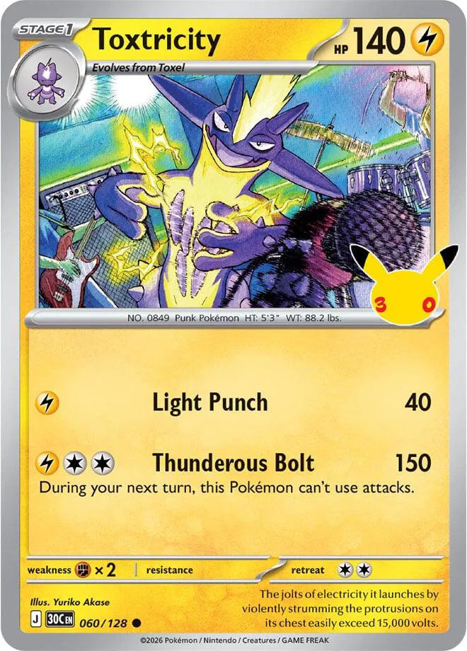 Toxtricity [Holo] 30C 060/128 - 30th Celebration