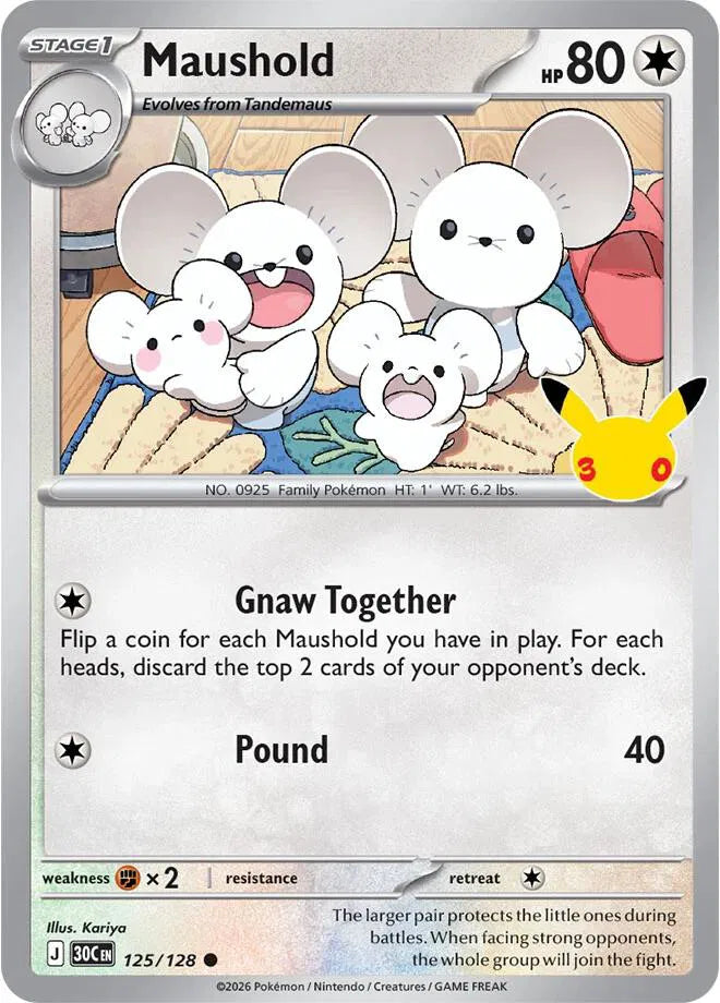 Maushold [Holo] 30C 125/128 - 30th Celebration