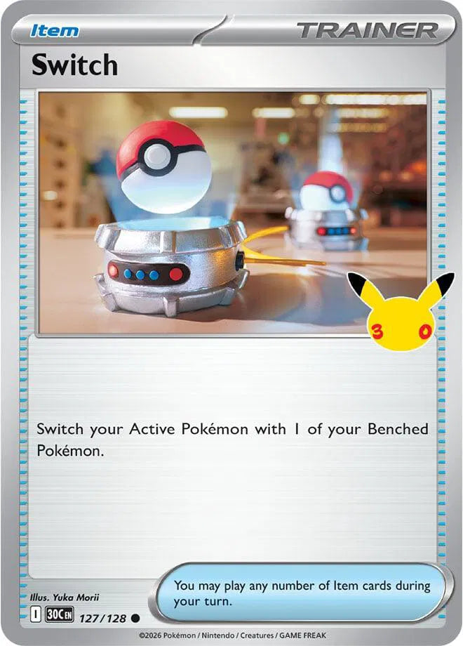 Switch [Holo] 30C 127/128 - 30th Celebration
