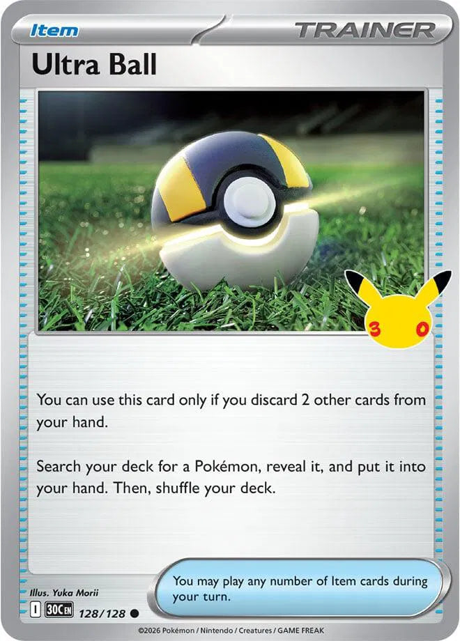 Ultra Ball [Holo] 30C 128/128 - 30th Celebration