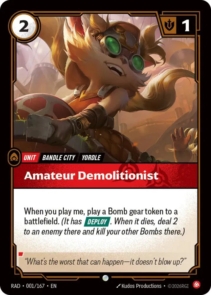 Amateur Demolitionist [Common] #001/167 - Radiance