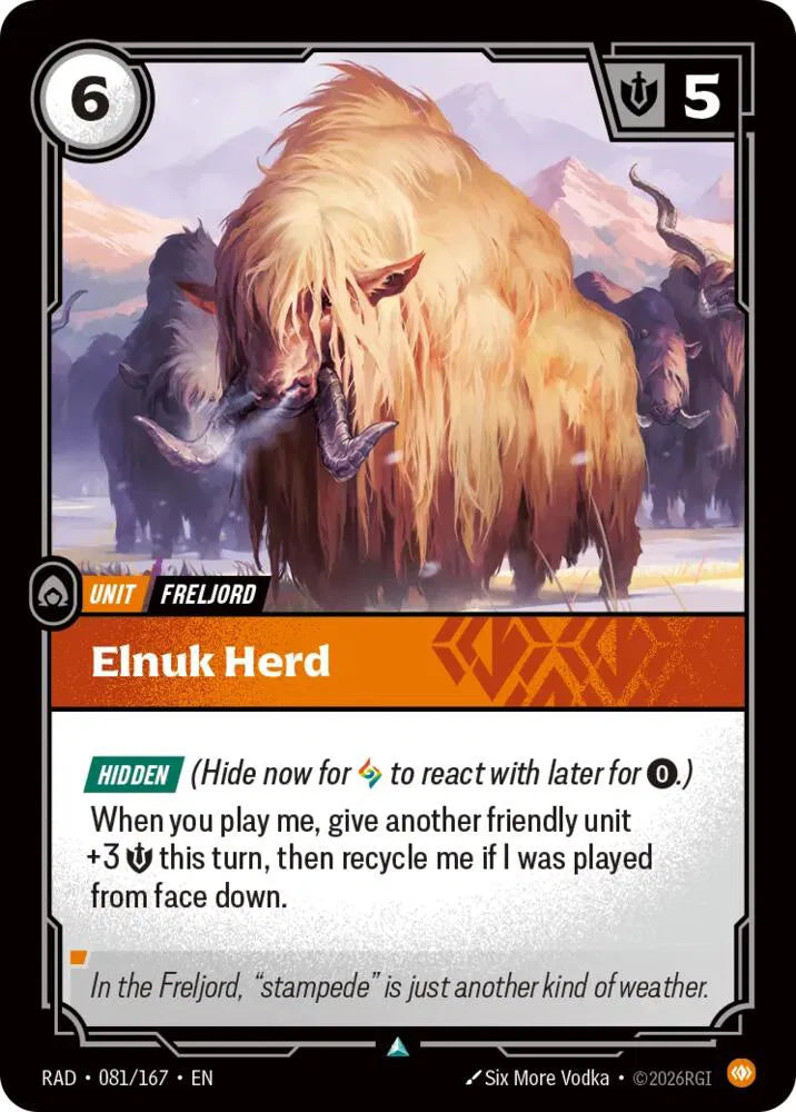 Elnuk Herd [Uncommon] #081/167 - Radiance
