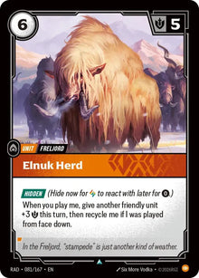 Elnuk Herd [Uncommon] #081/167 - Radiance
